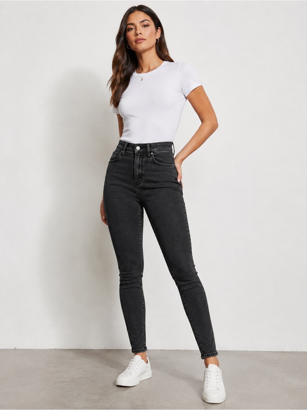 Madewell Black High-Rise Skinny‎ Jeans 32